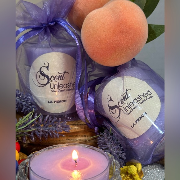 LA PEACH PREMIUM, SCENT UNLEASHED LLC SCENTED CANDLES - Picture 3 of 3